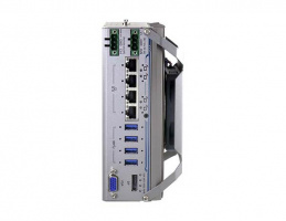 Nuvis-534RT AMD Ryzen V1807B Machine Vision Controller Front I/O