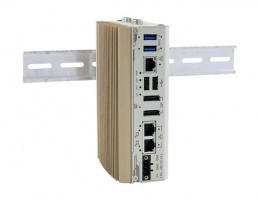 POC-400 Intel Elkhart Lake Atom Ultra-compact Fanless Embedded Computer DINRail mounting