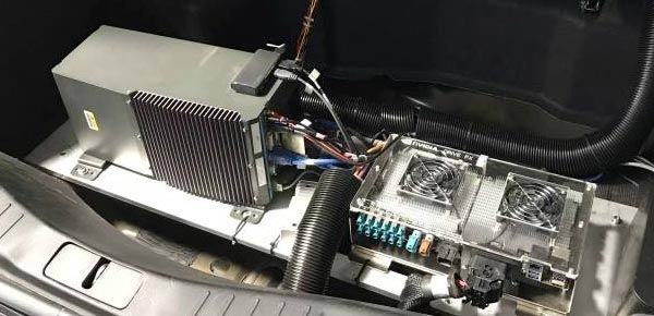 Nuvo-6108GC GPU Emededded Computer Installed in a Lincoln MKZ, part of Baidu's latest Apollo2.0